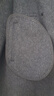 闊色（kuose）灰色長(cháng)款羊毛呢子大衣女秋冬季新款氣質(zhì)雙排扣毛呢外套黑 黑灰色 M 曬單實(shí)拍圖