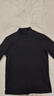 凡客誠品（VANCL）半高領(lǐng)打底衫男士秋冬季保暖內搭雙面絨長(cháng)袖T恤男 黑色 L 曬單實(shí)拍圖