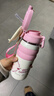 迪士尼（Disney）兒童保溫杯小學(xué)生上學(xué)專(zhuān)用水杯一蓋雙飲杯女生便攜吸管喝水杯禮物 曬單實(shí)拍圖