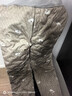 鴨鴨（YAYA）90鵝絨內膽羽絨褲男內穿冬季零下可穿加絨加厚打底防寒保暖褲 灰色【90鵝絨】 2XL 建議體重130-150斤 曬單實(shí)拍圖