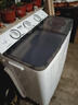 志高洗衣機半自動(dòng)雙桶雙缸家用大容量小型租房宿舍波輪脫水甩干兩用雙杠省電老式強動(dòng)力易操作以舊換新 23公斤【洗16KG+ 脫7KG】藍光洗護 雙缸 曬單實(shí)拍圖