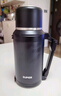 蘇泊爾（SUPOR）保溫壺316L不銹鋼大容量72小時(shí)保溫水壺戶(hù)外便攜熱水瓶車(chē)載暖壺 儒雅黑1.5L約3斤水【316L不銹鋼+背帶+茶濾】 曬單實(shí)拍圖