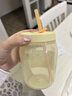 Tupperware特百惠吸吸罐550ml水杯子女生學(xué)生吸管自制飲品開(kāi)學(xué)季禮物 奶黃色 曬單實(shí)拍圖