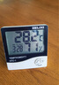 德力西電氣（DELIXI ELECTRIC）溫度計濕度計室內濕溫度計鬧鐘電子臺式大棚溫濕度計高精度HTC-1 曬單實(shí)拍圖