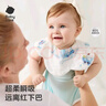 babycare嬰兒純棉口水巾花瓣圍嘴新生寶寶口水圍兜云端小狗3條裝28*28cm 曬單實(shí)拍圖