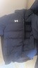 安德瑪（Under Armour）冬季新款運動(dòng)羽絨服厚款防風(fēng)保暖休閑連帽羽絨服外套 黑色 M 曬單實(shí)拍圖