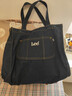 Lee新款牛仔包大容量托特包女大學(xué)生上課單肩通勤新年情人節禮物 曬單實(shí)拍圖
