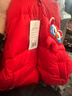 巴拉巴拉童裝兒童羽絨服男童女童2025新款春裝拜年服紅色國風(fēng)寶寶外套加厚 曬單實(shí)拍圖