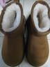 2026秋冬季厚底洋氣小短靴雪地靴女加絨加厚百搭保暖短筒絨面棉鞋 栗色 37 腳胖建議拍大一碼 曬單實(shí)拍圖