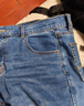 佐丹奴牛仔褲男秋季新款洗水后袋袋花中腰修身牛仔長(cháng)褲男01115079 63深藍 34 曬單實(shí)拍圖