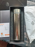 蘇泊爾（SUPOR）純鈦保溫杯男女士茶水分離大容量直身杯高端燜泡茶水杯禮物伴手禮 冰花銀480ml【純鈦禮盒】 曬單實(shí)拍圖