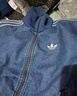 阿迪達斯（adidas）【滔搏運動(dòng)】三葉草男子DENIM FB TT復古牛仔運動(dòng)夾克外套 KD1517 L 曬單實(shí)拍圖