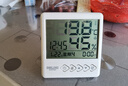 德力西電氣（DELIXI ELECTRIC）溫濕度多用車(chē)載辦公家室內用高精度壁掛式精準數顯電子溫度計兩用 【菱方按鍵款】&（限時(shí)特價(jià) | 爆款推薦） 曬單實(shí)拍圖