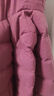 坦博爾羽絨服女蓄熱科技冬季寬松短款加厚保暖連帽中老女裝外套TD236356 粉黛紅 160/84A 曬單實(shí)拍圖