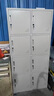 樂(lè )冉更衣柜員工柜鋼制儲物柜帶鎖鐵皮柜宿舍換衣柜八門(mén) 曬單實(shí)拍圖