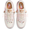 耐克NIKE女空軍一號AF1 新年禮物 運動(dòng)鞋IB8874-111粉白37.5 曬單實(shí)拍圖
