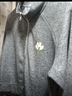 真維斯（Jeanswest）灰色運動(dòng)外套女2025秋季新款牛奶絲小個(gè)子修身立領(lǐng)休閑開(kāi)衫衛衣 曬單實(shí)拍圖