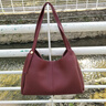 歌詩(shī)嫚（Geshiman）真皮托特包女大容量頭層牛皮包包通勤休閑單肩斜挎包簡(jiǎn)約hobo包 【頭層牛皮】酒紅7306 曬單實(shí)拍圖