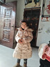 媛媛公主兒童連帽羽絨服冬季女童中長(cháng)款加厚防風(fēng)保暖外套中大童極寒滑雪服 曬單實(shí)拍圖