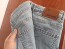 真維斯（Jeanswest）牛仔褲男潮牌新款男高街休閑長(cháng)褲男士2026春秋季百搭垂感直筒褲男 淺牛仔藍 純色 33(2尺6) 曬單實(shí)拍圖