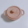 琺寶（staub） 陶瓷小碗蒸蛋碗布丁碗甜品碗寶寶輔食碗燉盅燉湯盅飯碗帶蓋10cm 蜜桃粉10cm 曬單實(shí)拍圖