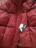 花花公子（PLAYBOY）品牌小個(gè)子羽絨棉服短款小棉襖女士 2025冬季新款時(shí)尚面包服外套 紅色（高質(zhì)量） L  建議121-135斤 曬單實(shí)拍圖