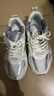 喬丹QIAODAN開(kāi)元運動(dòng)鞋女2026夏季新款網(wǎng)紗透氣老爹鞋輕便休閑跑步鞋 象牙色/沉靜灰 35 曬單實(shí)拍圖