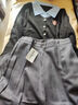 瑜尚臻品韓系學(xué)院風(fēng)假兩件套裝女長(cháng)袖襯衫上衣高腰百褶半身裙POLO領(lǐng)針織衫 【上衣+灰色半裙】L 105-115斤 曬單實(shí)拍圖