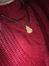 漢秀黃金葫蘆花牌吊墜福祿生香蓮花足金掛墜項鏈生日禮物送老婆送女友 福祿生香 金重約5.32克預售 曬單實(shí)拍圖