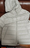 雅鹿【高充絨164g】2025冬季新款輕薄情侶羽絨服男女同款排骨連帽外套 米灰色-8816 男女同款 M 推薦105-120斤 曬單實(shí)拍圖