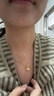 中國黃金四葉草黃金項鏈女吊墜生日禮物送女友媽媽老婆本命年女士禮物結婚 足金吊墜+18K黃金鏈+證書(shū)禮盒 曬單實(shí)拍圖