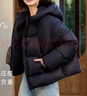 美特斯邦威羽絨服女2025冬季新款加厚抗寒輕盈連帽鴨絨保暖舒適外套 曬單實(shí)拍圖