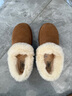 UGG秋季女士時(shí)尚舒適茸茸毛圈口平底休閑樂(lè )福鞋懶人毛毛鞋1119002 CHE | 栗色 38 曬單實(shí)拍圖