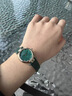 蔻馳CARY系列人造水晶皮表帶石英女表小綠表送女友14503951女神節禮物 曬單實(shí)拍圖