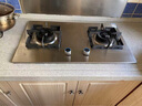 櫻花（SAKURA）燃氣灶家用天然氣灶雙灶臺嵌兩用5.2kW大火力猛火灶多尺寸可安裝TSC01天 曬單實(shí)拍圖