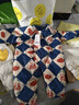 papa爬爬冬連體衣嬰兒衣服寶寶夾棉拜年服男女童新年爬服寶寶衣服 中藍色 80cm 曬單實(shí)拍圖