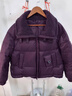 梵花秀（fanhuaxiu）媽媽冬裝羽絨服短款2025新款中老年女冬季羊羔絨領(lǐng)外套貴夫人品牌 紫紅 （新國標白鴨絨） XL 建議穿121-140斤 曬單實(shí)拍圖
