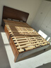 源氏木語(yǔ)實(shí)木床臥室儲物床小戶(hù)型雙人收納床白蠟木胡桃色箱體床1.5*2m 曬單實(shí)拍圖