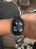 Apple/蘋(píng)果WatchS11智能手表GPS款46毫米深空灰色鋁金屬表殼黑色運動(dòng)型表帶M/L 曬單實(shí)拍圖
