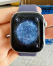 Apple/蘋(píng)果 Watch S11 智能手表GPS款46毫米銀色鋁金屬表殼霧紫色運動(dòng)型表帶M/L MEVX4CH/B 曬單實(shí)拍圖