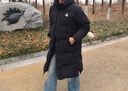匹克（PEAK）丨中長(cháng)羽絨服男冬季寬松過(guò)膝防風(fēng)保暖連帽情侶外套 黑色 XL 曬單實(shí)拍圖