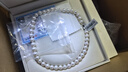 珍珠皇后敬愛(ài) S925銀正圓強光澤白色淡水珍珠項鏈生日禮物送媽媽 曬單實(shí)拍圖