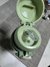 樂(lè )美雅（Luminarc）保溫杯男女士水杯子彈跳雙飲316內膽400ml綠色一鍵彈蓋學(xué)生吸管杯 曬單實(shí)拍圖