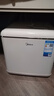 美的（Midea）46L 冰可可單門(mén)冰箱復古易嵌冷藏中小型家用宿舍家居租房家電 奶酪小方 BC-46MR 曬單實(shí)拍圖