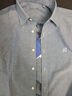 海瀾之家（HLA）長(cháng)袖襯衫男牛津紡翻領(lǐng)輕商務(wù)純棉襯衣男春秋 藍灰22 S 170/88A 推薦63-68kg 曬單實(shí)拍圖