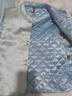 啄木鳥(niǎo)秋冬新款新中式國風(fēng)織錦馬甲女復古盤(pán)扣夾棉馬夾背心外套 淺藍色(加棉) XL (85-110斤) 曬單實(shí)拍圖