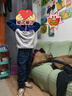 ASK JUNIOR【防靜電】?jì)和l衣25秋季中大童耐磨抓絨衣男女童款搖粒絨衛衣 曬單實(shí)拍圖