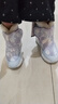 安德瑪童鞋男女童保暖棉鞋冬季款防撞耐磨保暖兒童運動(dòng)雪地靴 淡紫/淡藍 29.5 曬單實(shí)拍圖