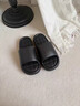 QYCKABY買(mǎi)一送一eva踩屎感拖鞋女款四季室內家居浴室防滑情侶兩雙涼拖男 白色+黑色 38-39 +42-43 曬單實(shí)拍圖