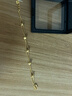 周六福黃金手鏈女雙層圓珠手鏈足金999 計價(jià)AA072322 約5.77g 16+2cm  曬單實(shí)拍圖